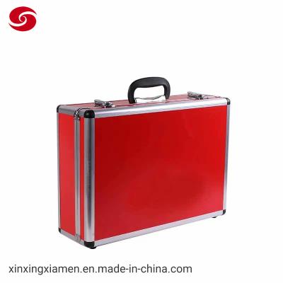 China Fire Fighters Outdoor Rescue Equipment Red Aluminum Tool Cases / Box for sale