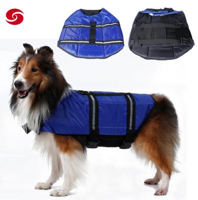 China Oxford Fabric Nylon Dog Swimming Jacket Suit Pet Life Vest for sale