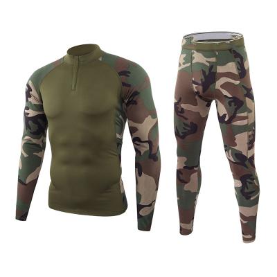 中国 Men Combat Tactical Fleece Sport Thermal Underwear Warm Outdoor Hunting 販売のため