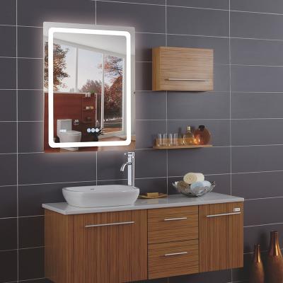 China 220V IP44 LED Bathroom Mirror Light Anti Fogging White Square for sale