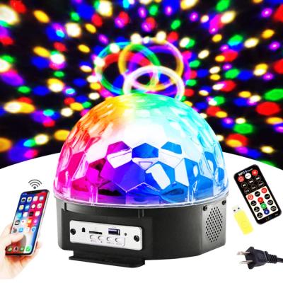 China RGBYWP Rotating Star Projector Night Light 240V Bars MP3 Magic Ball Light for sale