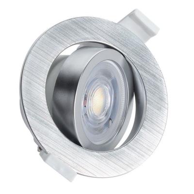 China IP54 7W CCT Changeable Downlight PBT Aluminum Silver SMD2835 for sale