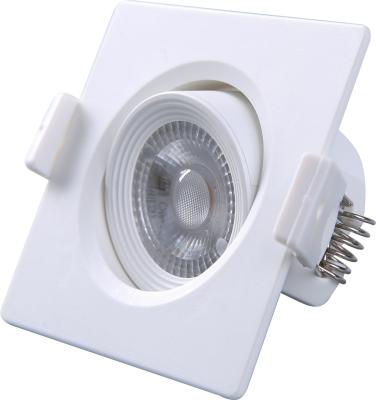China 3 Watt Indoor LED Downlights 25000H 240V White Recessed IC driver for sale