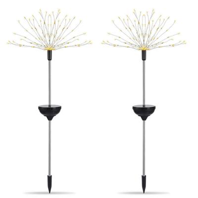 China 69cm Stainelss Steel Solar Firework Light RoHS Solar Tree Lights Outdoor for sale