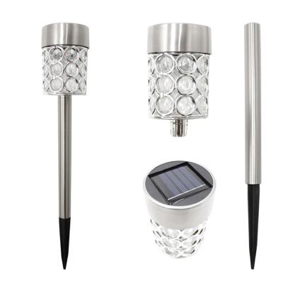 China 35.5cm Solar Powered LED Ground Lights Waterproof 2W Stainless Steel for sale