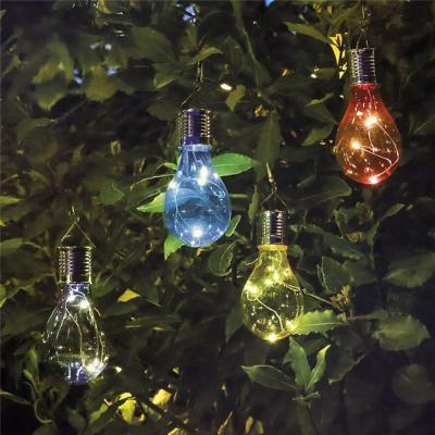 China 15cm Solar Powered LED Ground Lights 5W RGB Outdoor Fairy Light Bulbs for sale
