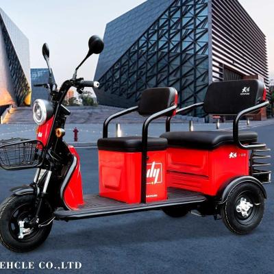 Китай Электрический трехколесный велосипед мощностью 350 Вт для взрослых пассажиров и грузовиков грузоподъемностью 100 кг продается