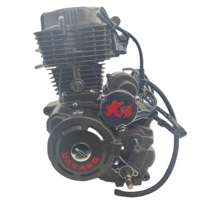 China Steel Air Cooling CG200 DAYANG Motorcycle Tricycle Engine Assembly 198ml Electric/kick Method Origin for sale