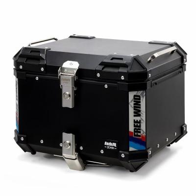 China 45L Volume Aluminum Motocycle Delivery Box for Fiberglass Rear Box on Bikes Scooters for sale