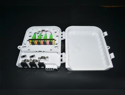 China Wall mount fiber optic FTTH mini terminal box with 1X8 PLC Splitter Fiber Optic Terminal Box for sale