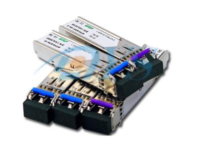 China Transmisor-receptor unimodal IEC60825-1/RoHS obedientes de la fibra óptica en venta