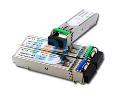 China BiDi SFP Fiber Optic Transceiver Package With LC / SC Connector for sale