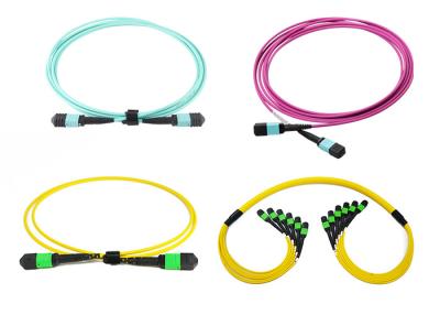 Китай 12 24 собрания гибких проводов кабеля 0.9mm хобота SM MTP ядров продается