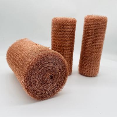 China 3m 6m 10m 15.2m Copper Knitted Wire Mesh Rodent Control For Control Snails for sale