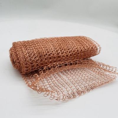 China Red Copper Mesh Rats 3m 15.2m Length 98% Porosity Low Temperature Resistant for sale