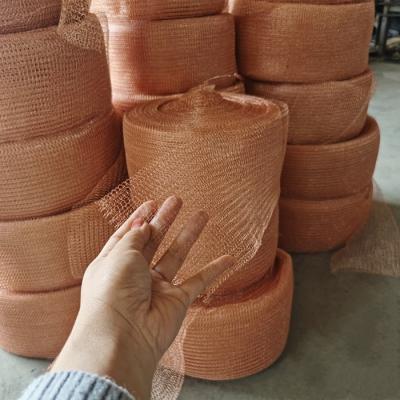 China 100mm 127mm Copper Mesh Rolls 15.2m Waterproof High Density 40 for sale