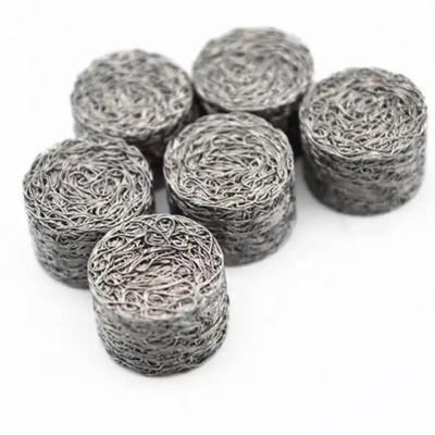China Compressed Knitted Stainless Steel Wire Mesh , Titanium Wire mesh Corrosion Resistance for sale