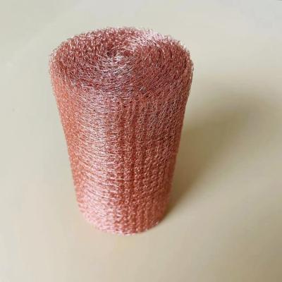 China Corrosion Resistance Copper Mesh Rats Knitting Customized Hole Size for sale