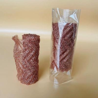 China Knitting Copper Mesh Rats Rodent Control Customized Hole Size 98% Porosity for sale