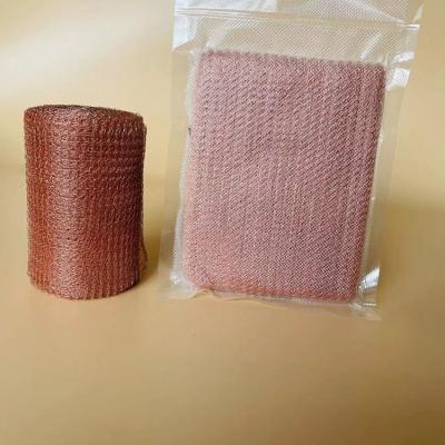 China OEM Copper Mesh Rats Flat Type / Corrugated Surface For RFI Shielding for sale