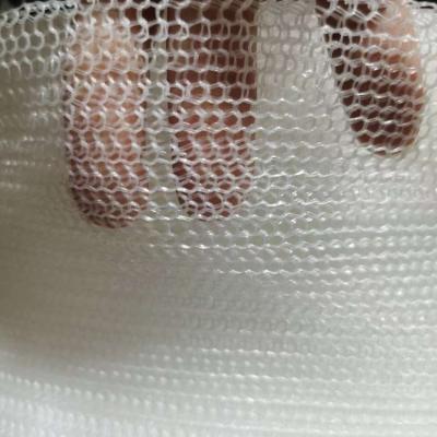 China White Lightweight Polyethylene Knitted Mesh Corrosion Resistant 99% Filter Rating for sale