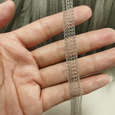 China Lightweight Compressed Knitted Wire Mesh Shielding / EMI RFI Shielding Gaskets for sale
