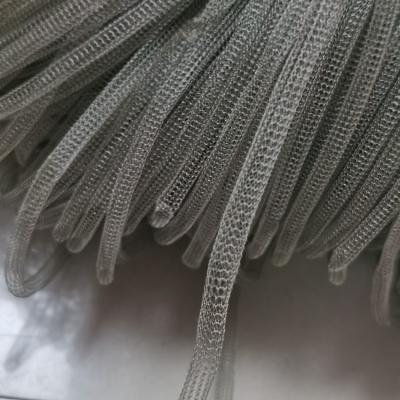 China EMI / RFI Shielding Wire Mesh Gasket Milky White Color Customizable Length for sale