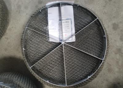 中国 SS304 Wire Mesh Mist Eliminator Pads Knitting Gas Liquid Filtering 販売のため