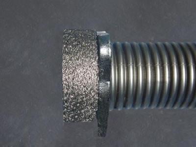 Китай Stainless Steel Knitted Wire Mesh Muffler Circle Shaped Easy To Install продается