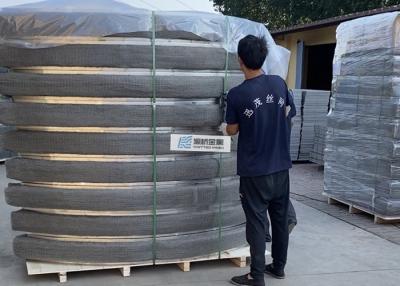 China 98% Filter Rating 1.2mm Thick Mesh Pad Mist Eliminator Square en venta