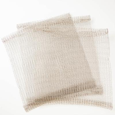 China 5*10mm Gopher Wire Baskets Compressed Knitted 0.07-0.55mm en venta