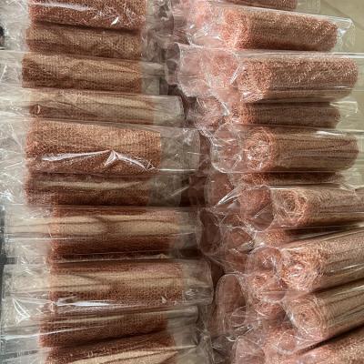 中国 Efficient Copper Wire Knitted Mesh For Filter Manufacturing 販売のため