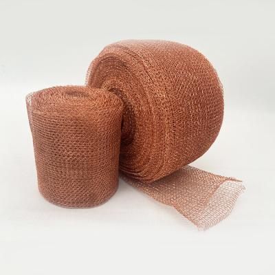China Knitted Copper Rodent Mesh With 100mm Width For Rodent Control for sale