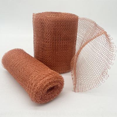 China Customized Hole Size Copper Rodent Mesh With 40 Mesh Size And Anti Serrations à venda