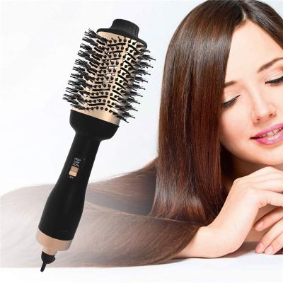 China 1000w ABS Ionic Ceramic Hair brush One Step Hair Dryer And Styler Volumizer for sale