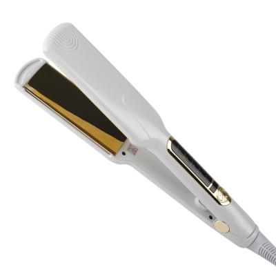 China FCC Wide Plate 1.75 Inch Ceramic Hair Straightener Private Label Flat Iron for sale