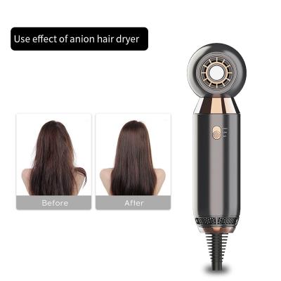 China Difusor elétrico do secador de cabelo 2pcs do secador 800w do sopro do cabelo do poder superior portátil à venda