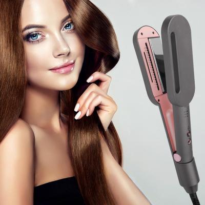 China 1.1 Inch 160~200℃ Ceramic Hair Straightener Titanium Flat Iron For Hairstyles for sale