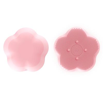 China Flower IPX6 Waterproof Silicone Electric Facial Cleanser 180mAh for sale