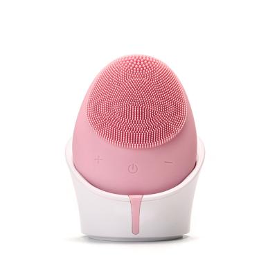 China Mesky  Wireless Portable 3.9V Electric Facial Cleansing Brush Ultrasonic for sale