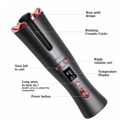 China 40W Cordless Automatic Curling Iron for sale