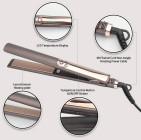 China 50w 450F Hair Straightener Flat Irons PTC MCH Adjustable Temp With Rotating for sale