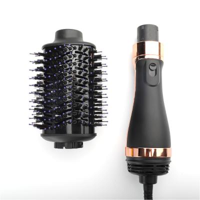 China Interchangeable Hot Air Styling Brush 1000W PET Customized Plug for sale