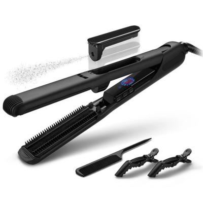China 450F Vapor Steam Hair Straightener LCD Display With Argan Oil Irons for sale