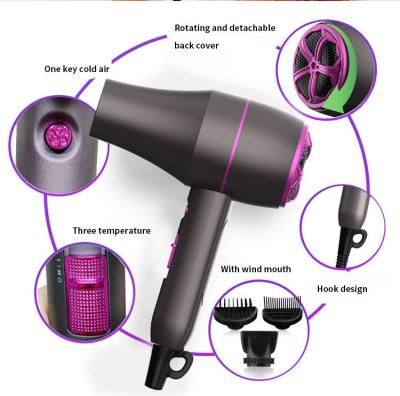China Travel Home DC Hair Dryer Lightweight Negative Ionic Hair Blow Dryer for sale