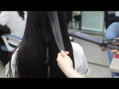 Ceramic Hair Iron Steam Hair Straightening 2 In 1 Steam Curling Wand Smooth Hair Tourmaline Coating