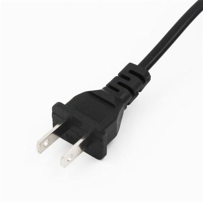 China 1.2m 1.5m 1.8m CCC Power Cord 6A 250V 2 pin PVC Jacket Pure Copper for sale