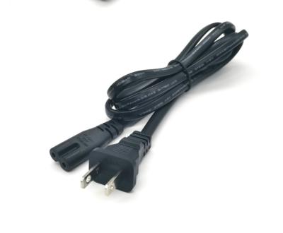 China 2Pin US Power Extension Cord 6A 250V UL For Medical Instrument for sale