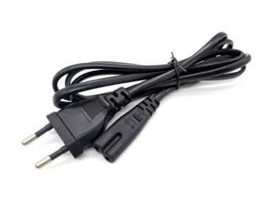 China Cable eléctrico del VDE del Pin del europeo 2 H055VV F 2x0.5mm2 para el ordenador en venta