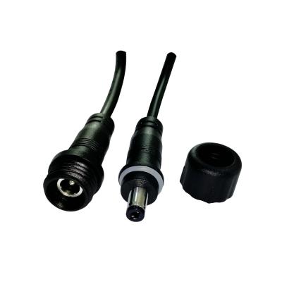 China 5.5 mm x 2.1 mm DC Power Cord Male To Female Connector 0.2m-100m Length for sale